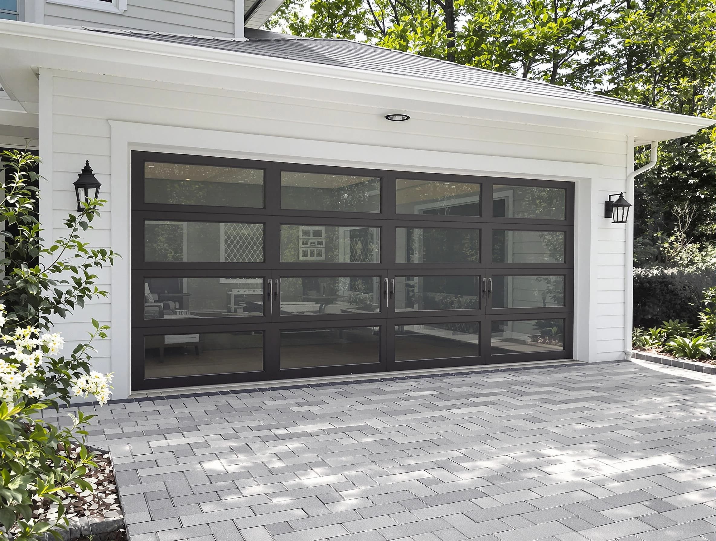 Broomfield Garage Door Repair design specialist presenting custom garage door options to Broomfield homeowner