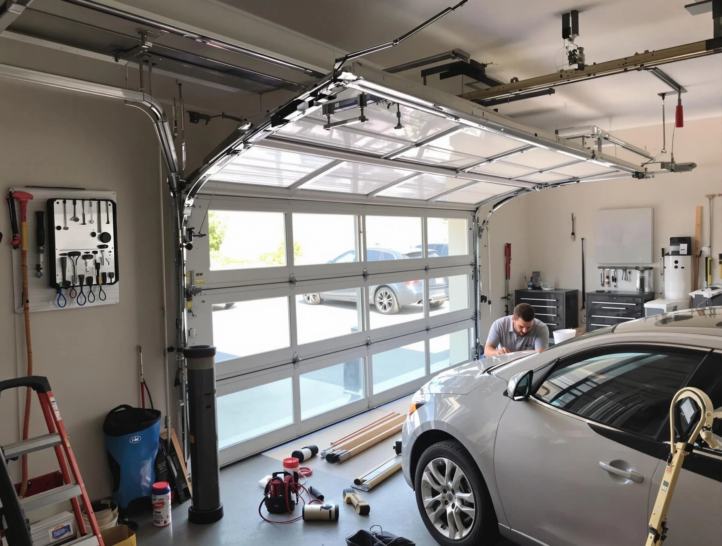 Garage door noise reduction service by Broomfield Garage Door Repair in Broomfield