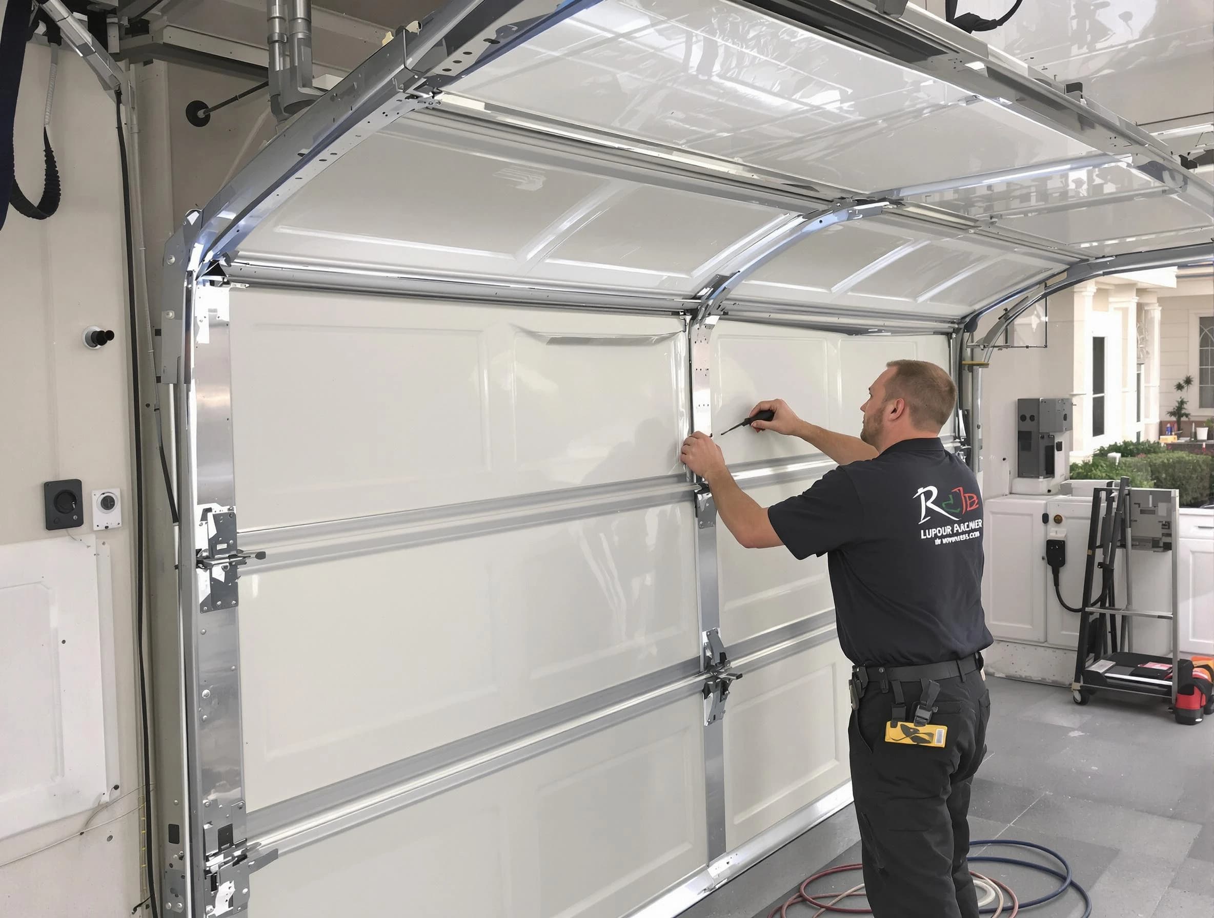Broomfield Garage Door Repair professional performing panel repair in Broomfield