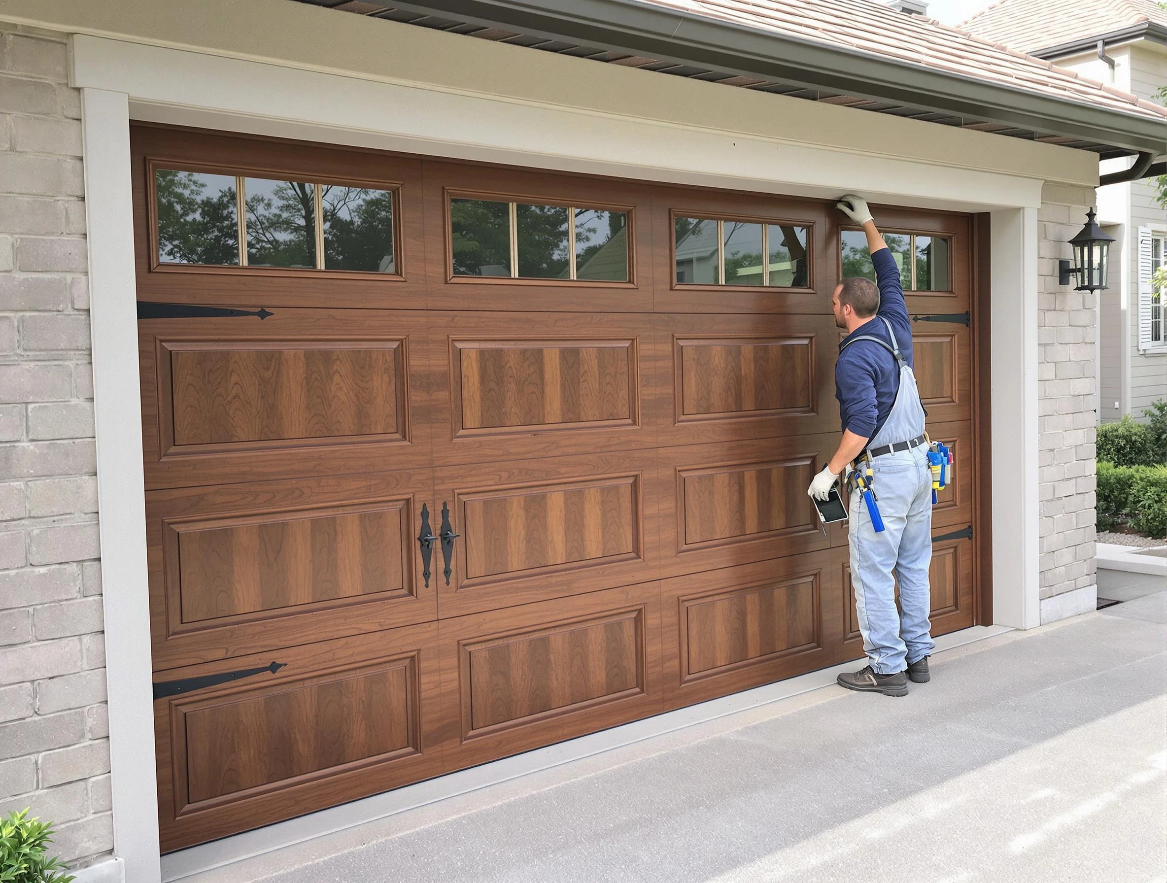 Custom garage door showcase by Broomfield Garage Door Repair in Broomfield