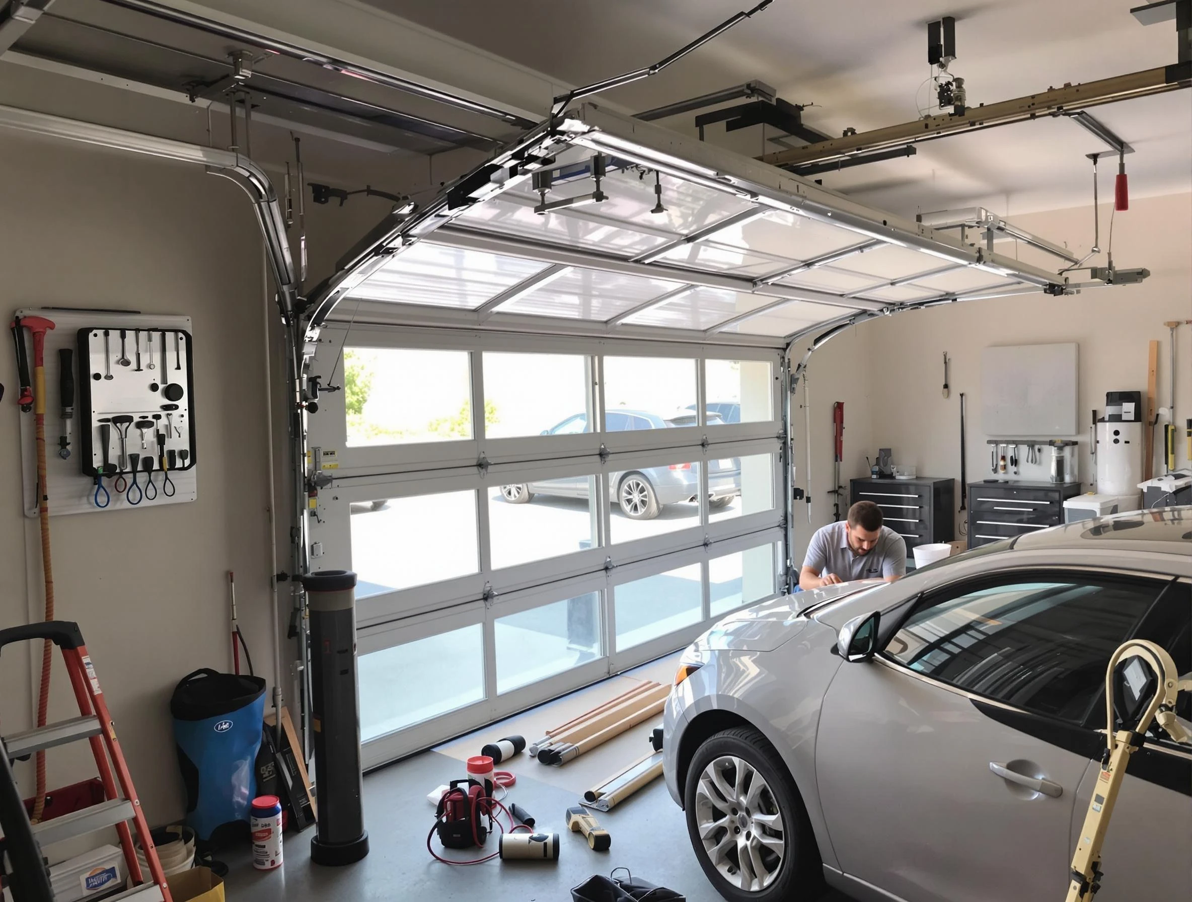 Garage door noise reduction service by Broomfield Garage Door Repair in Broomfield
